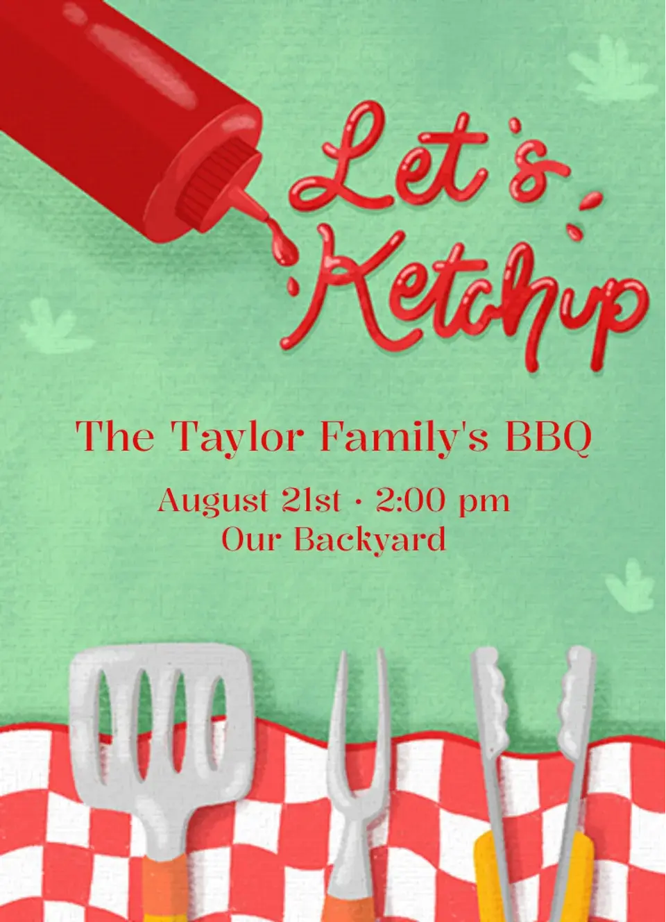Let's Ketchup card
