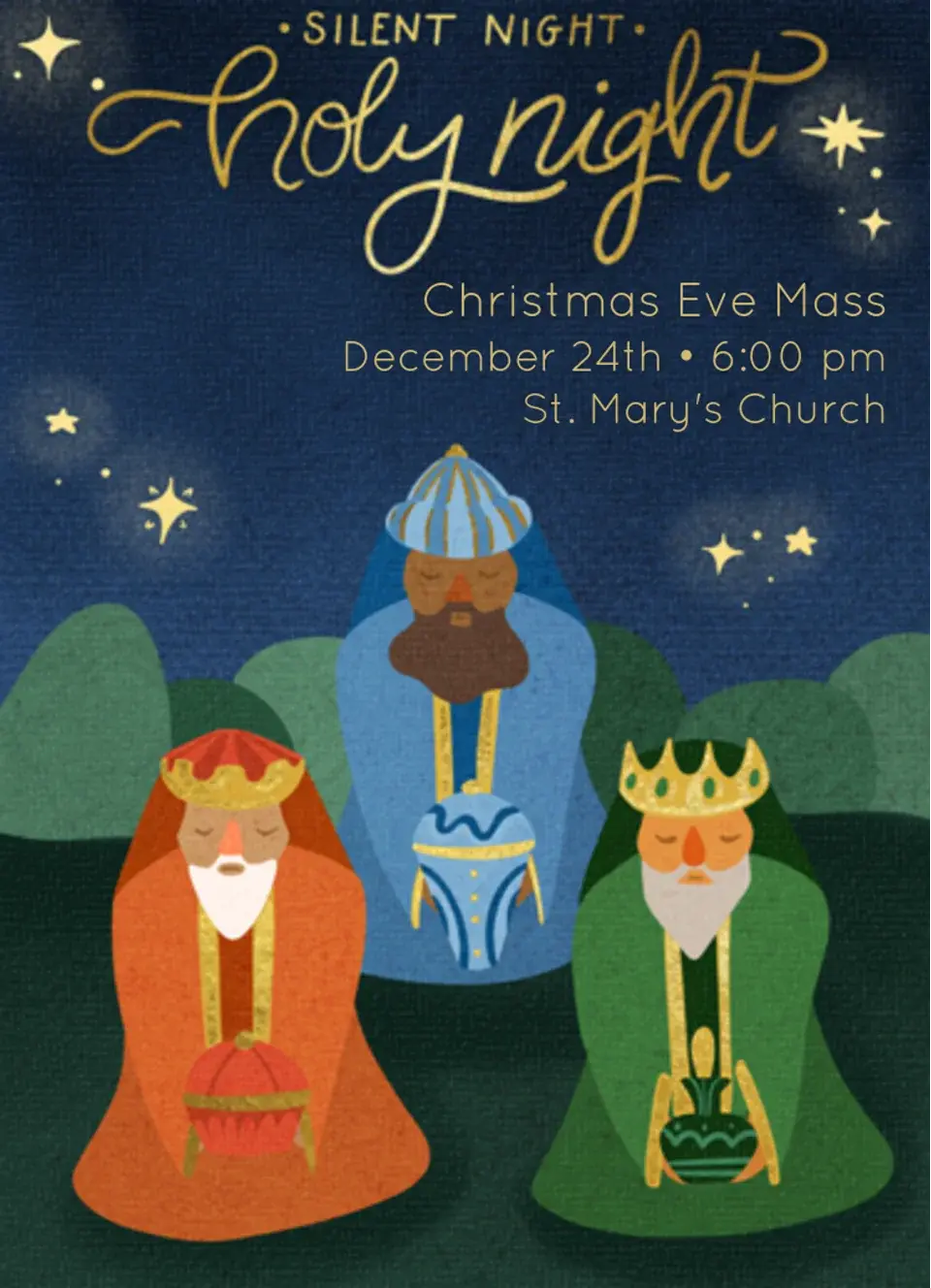 Wise Men  card