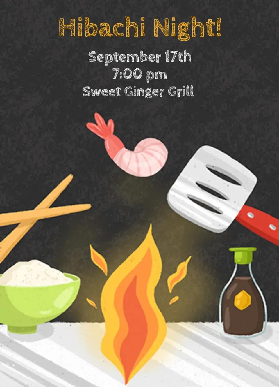 Hibachi card