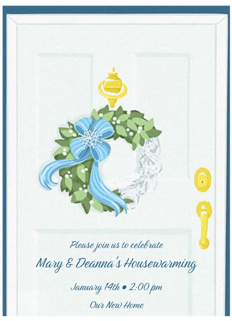 Winter Door card