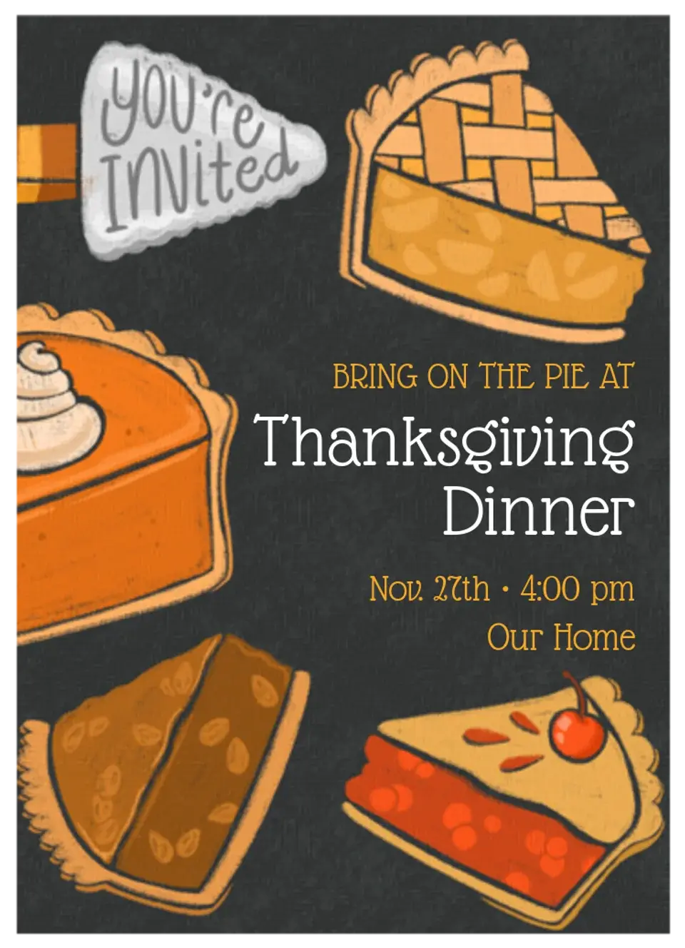 Pie Slices card