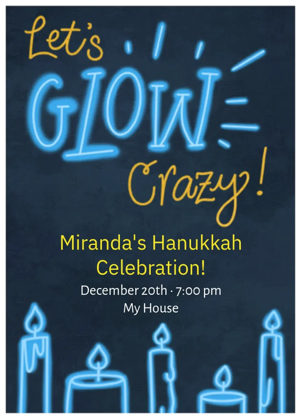Glow Crazy card