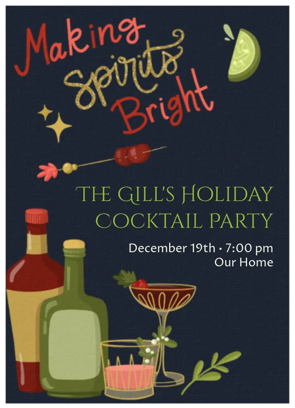 Spirits Bright card image