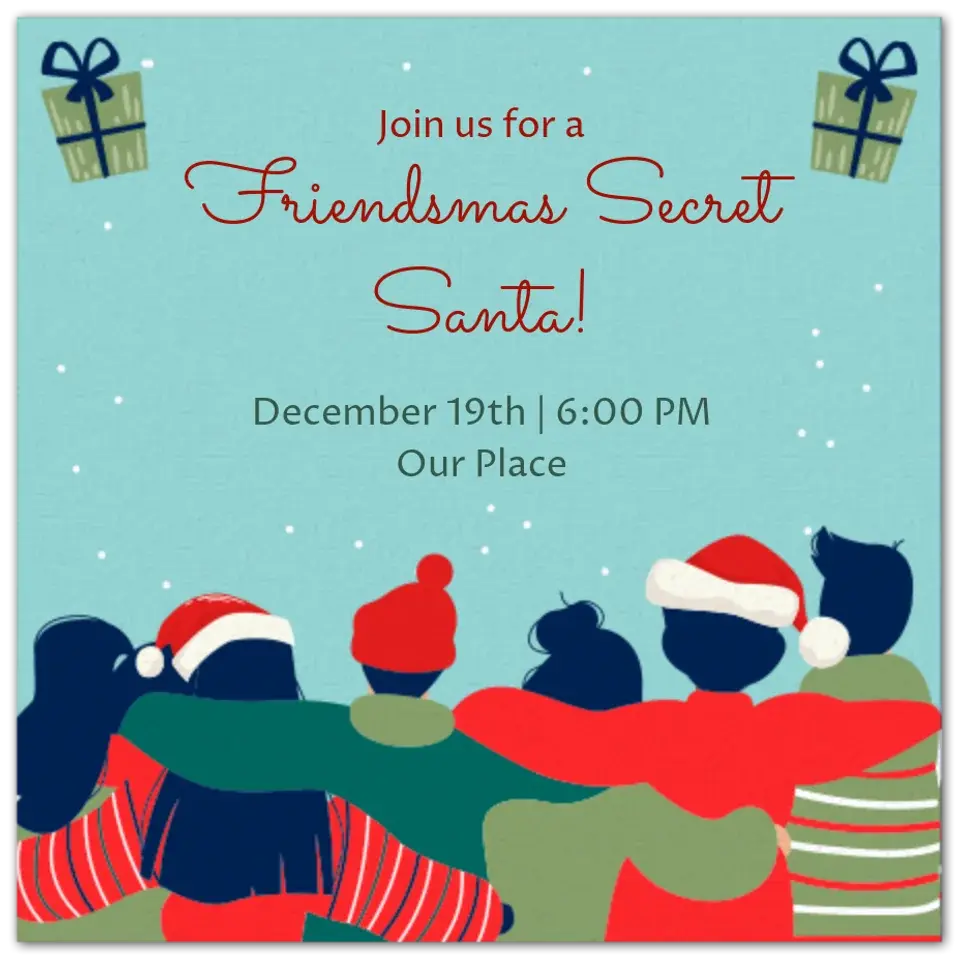 Secret Santa Gifts card