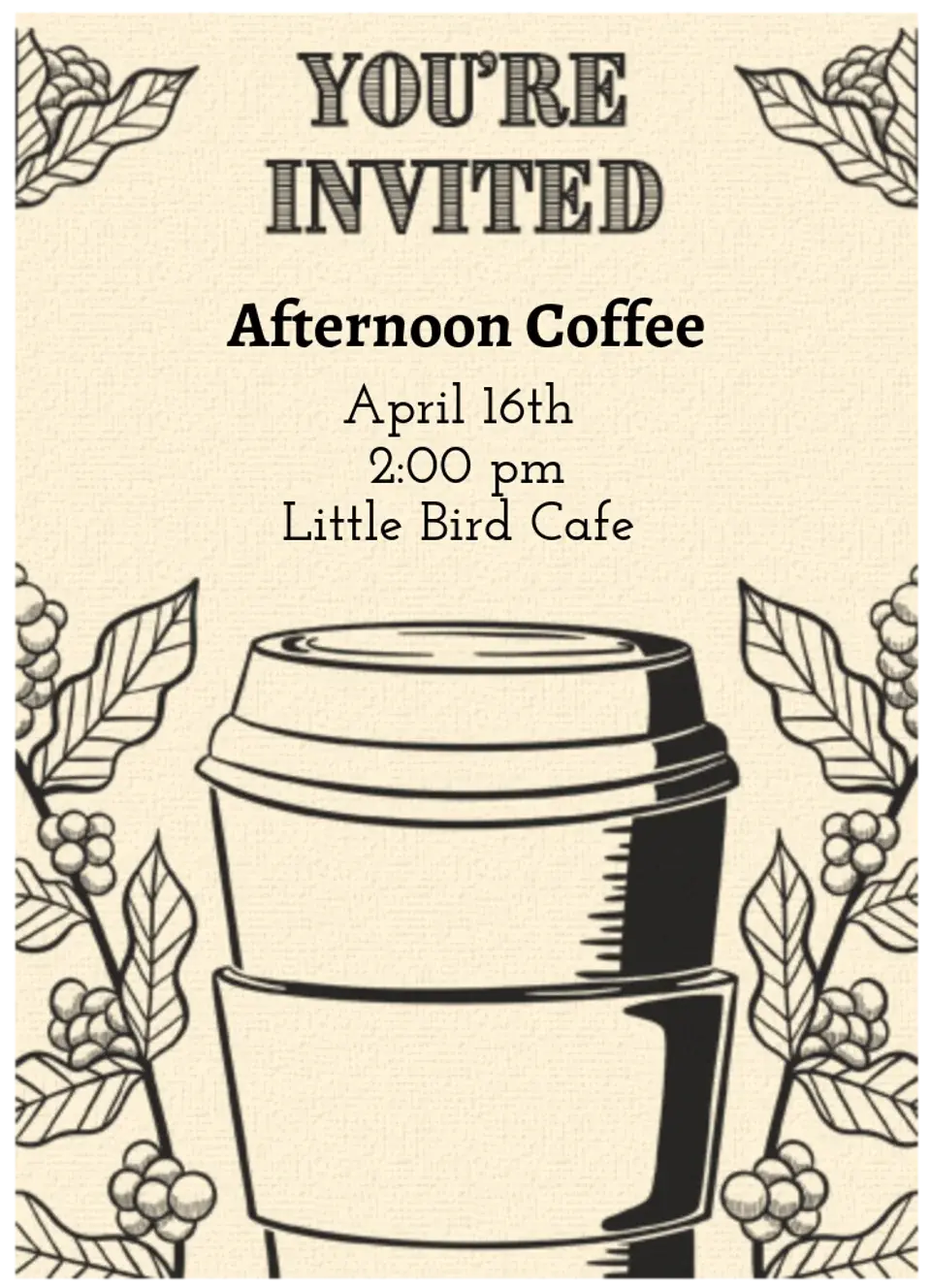 Coffee Ink card