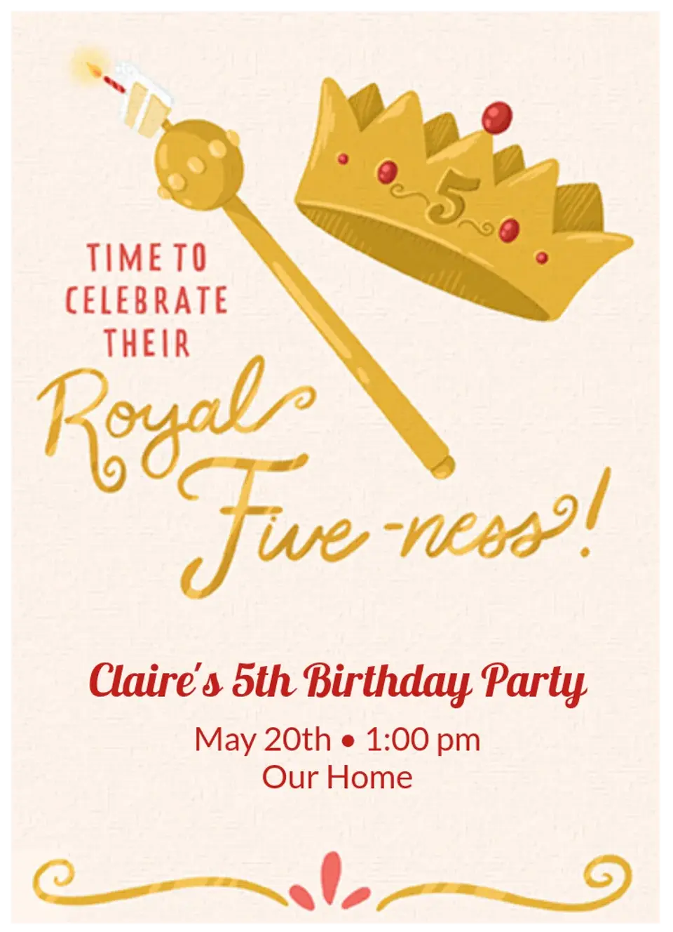 Royal FIVE-ness card