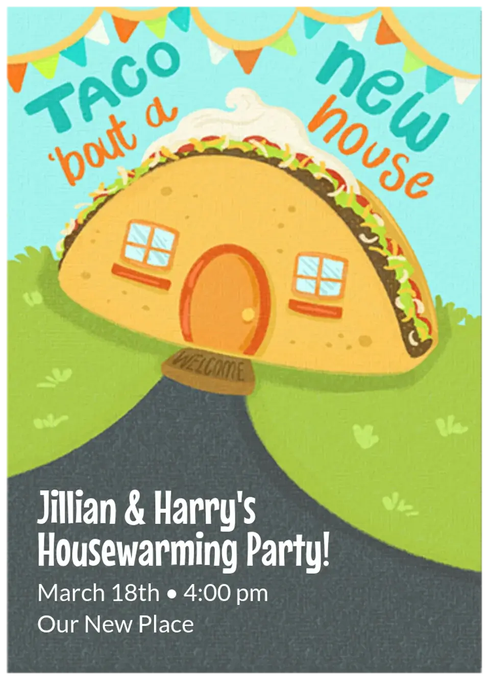 Taco New House card
