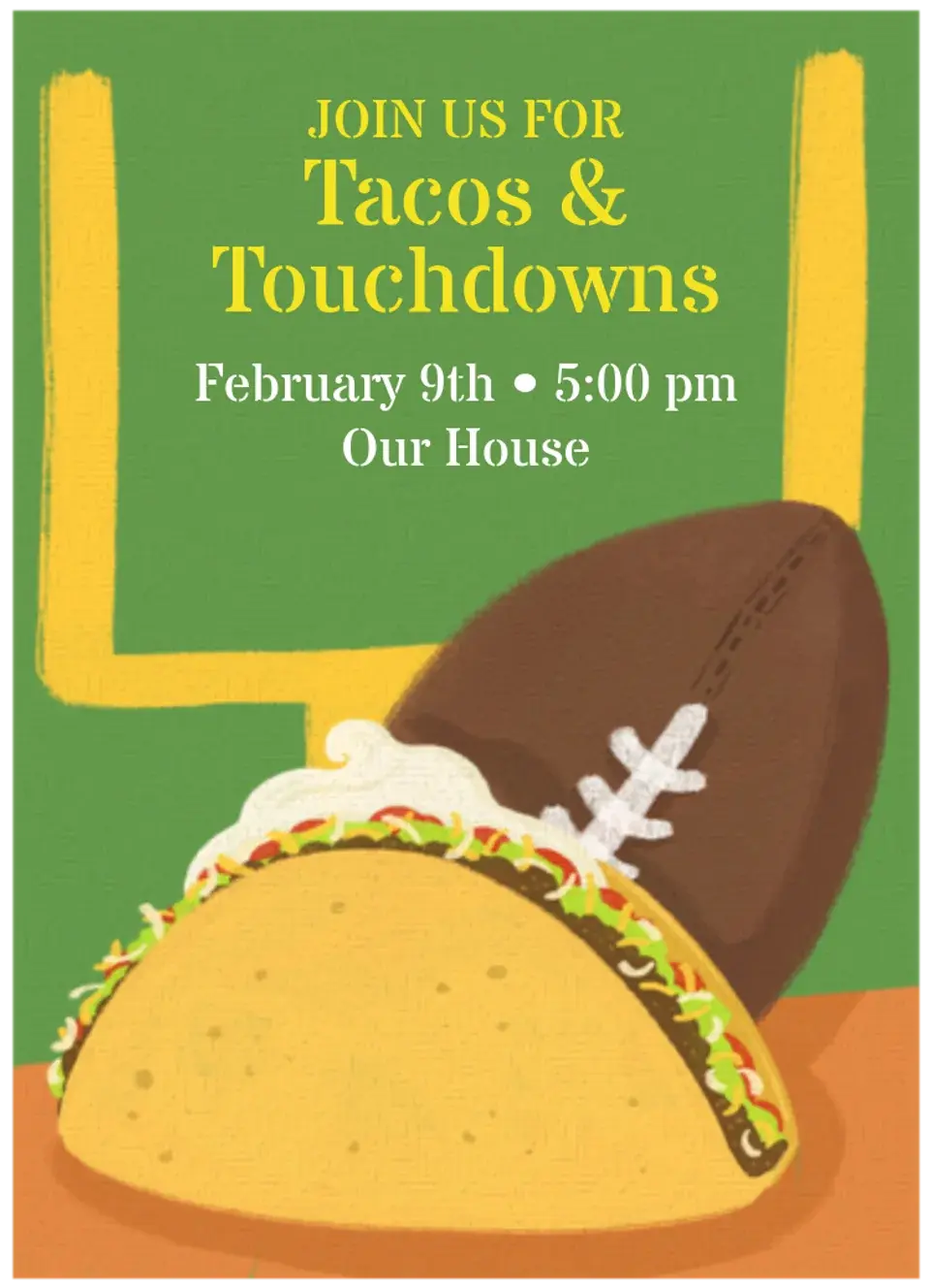 Tacos & Touchdowns card image