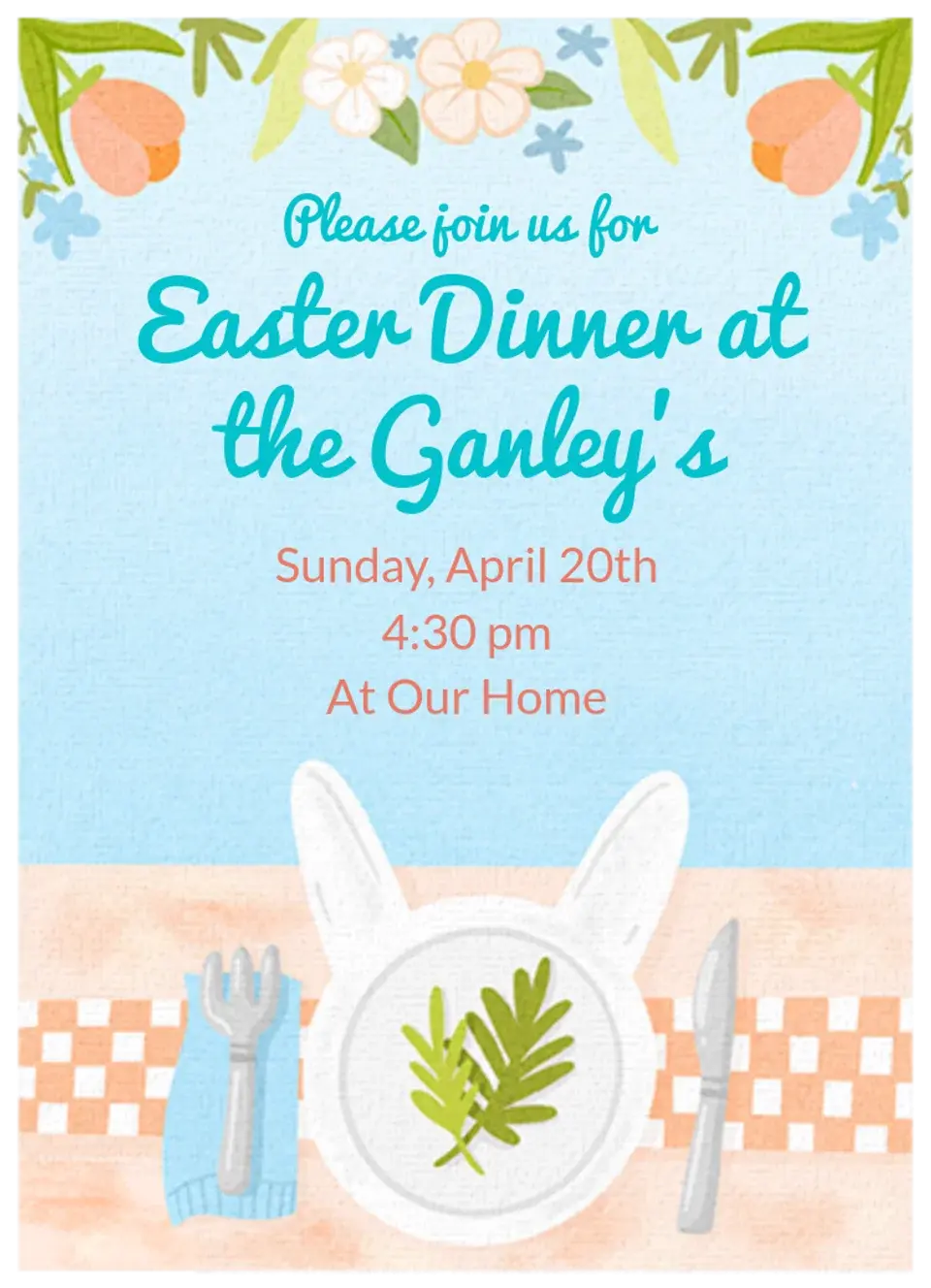Easter Setting card