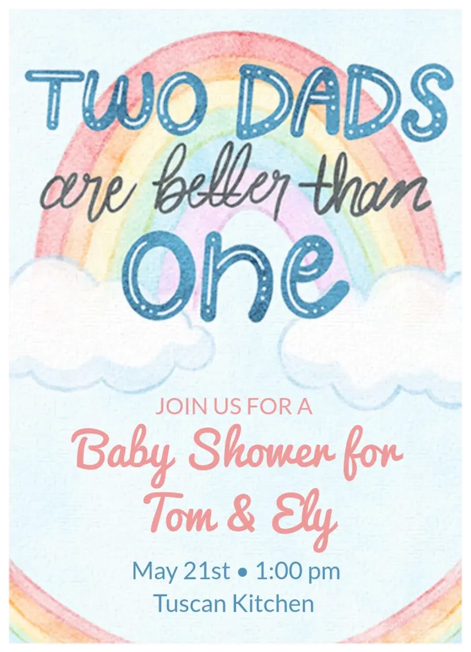 Two Dads card