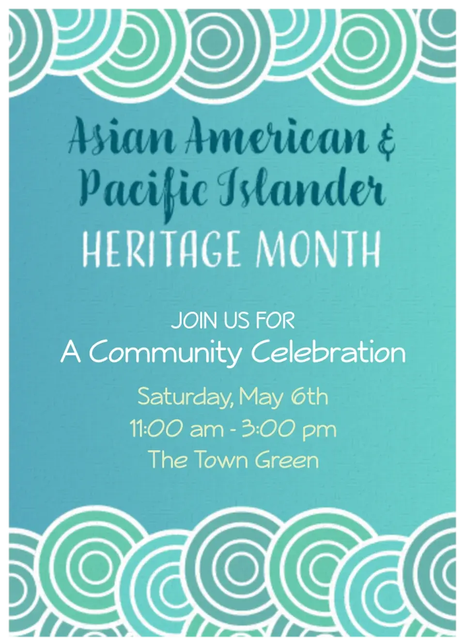 Asian American Pacific Heritage card
