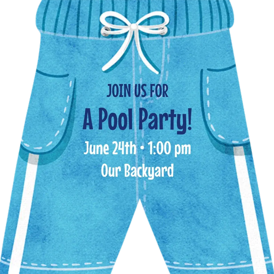 Swim Trunks card