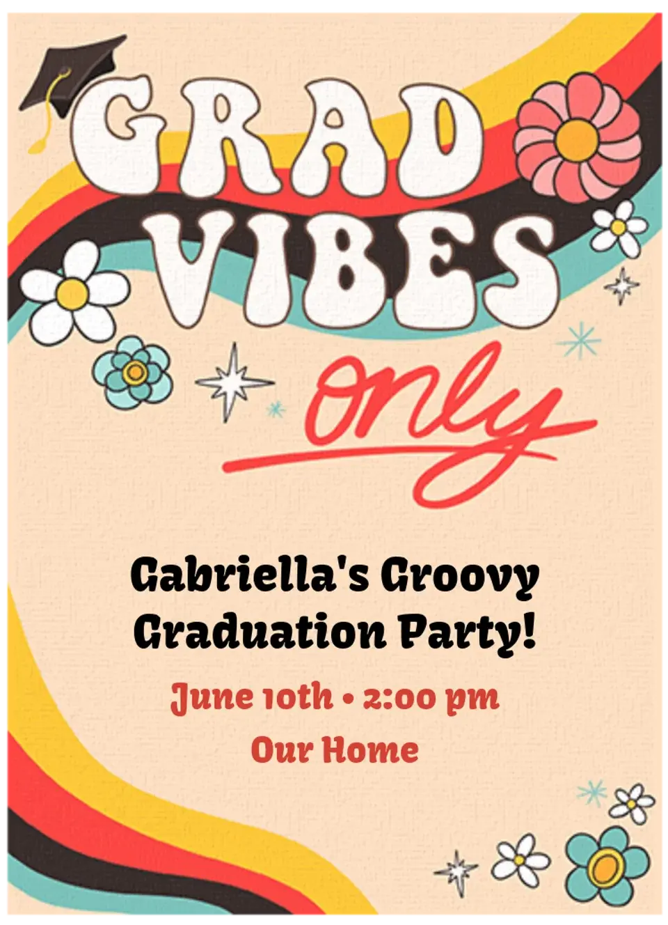 Grad Vibes card
