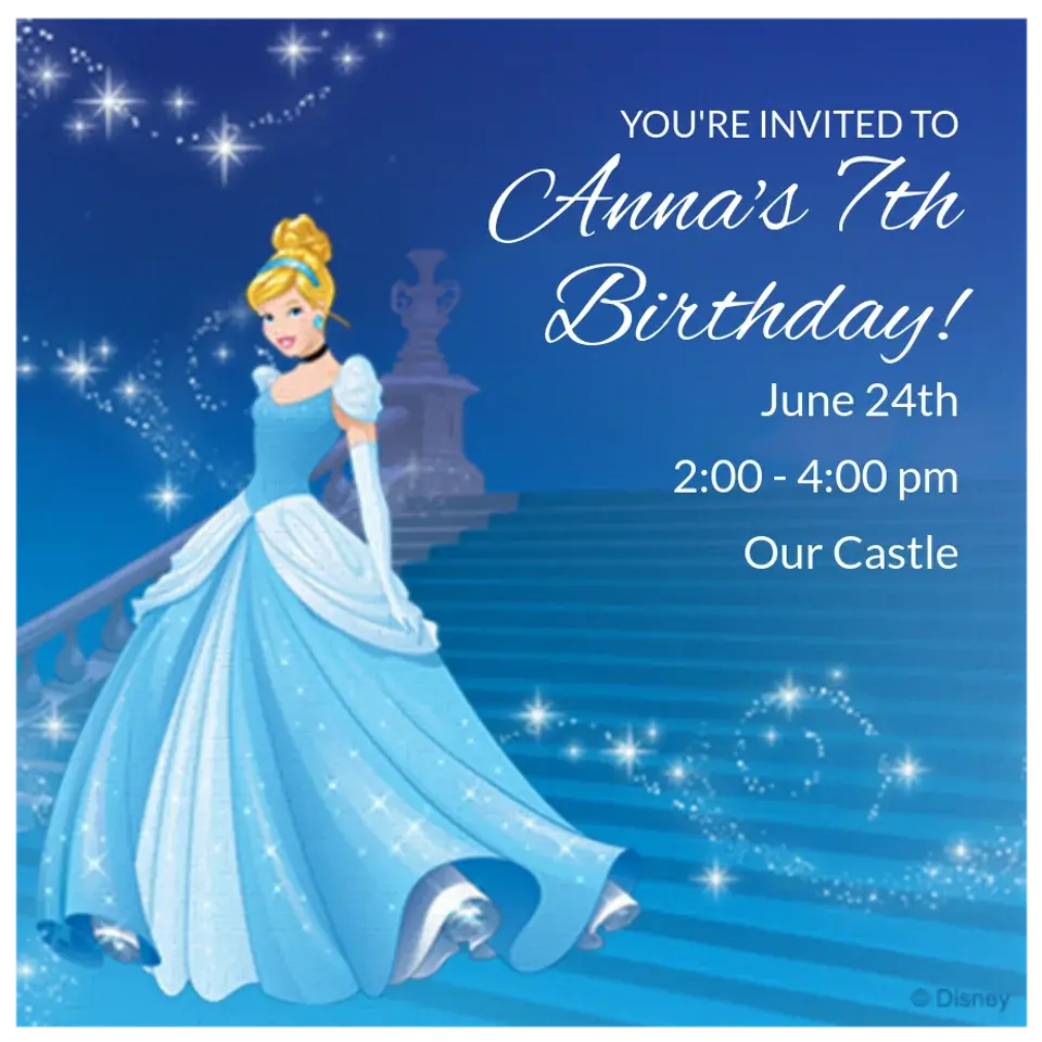 Cinderella card