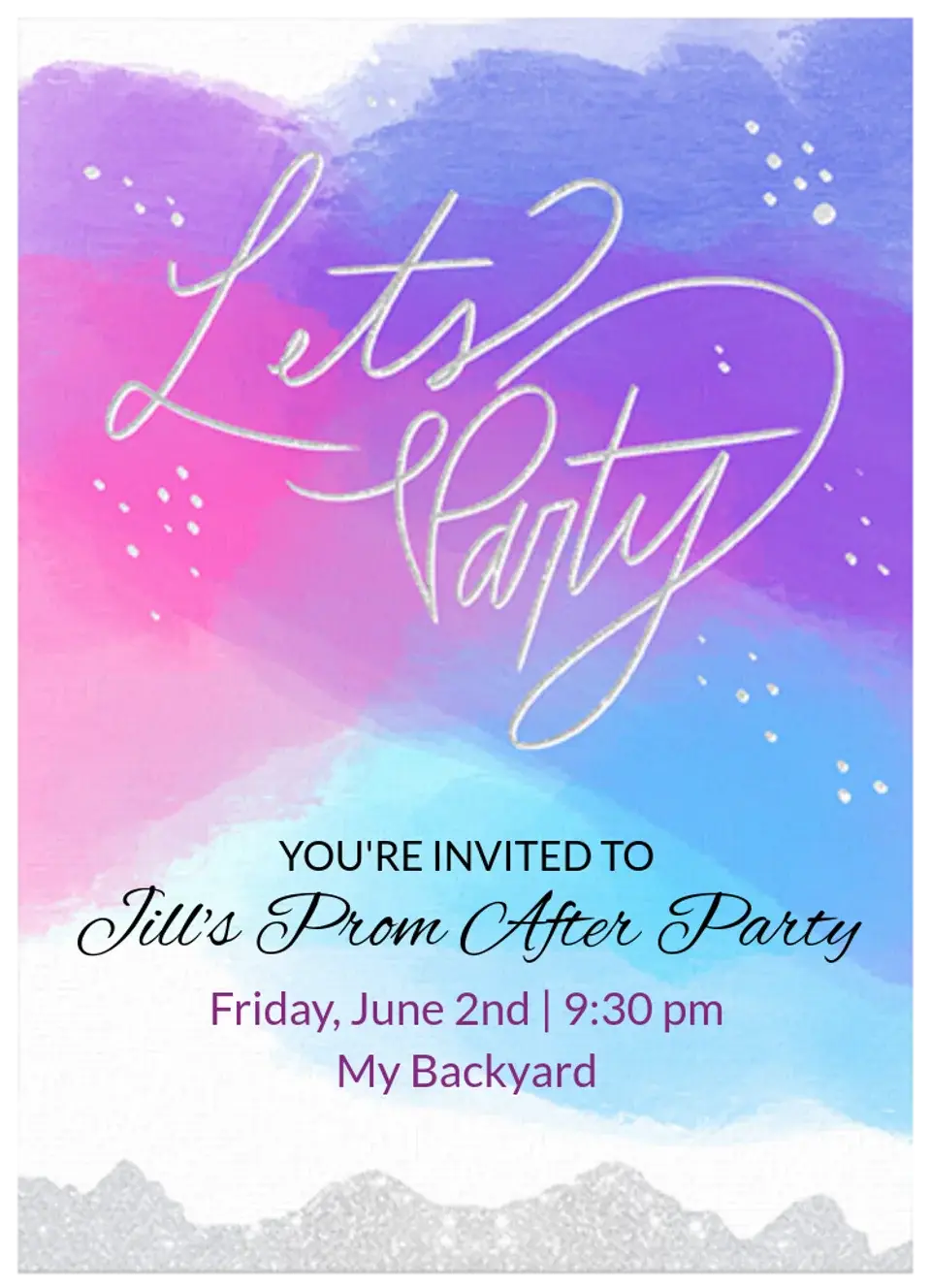 After Party card