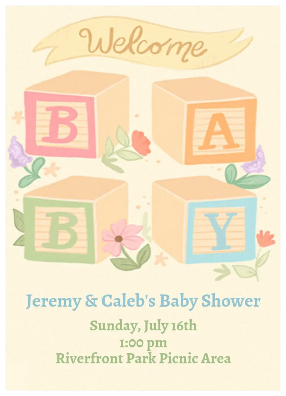 B-A-B-Y card