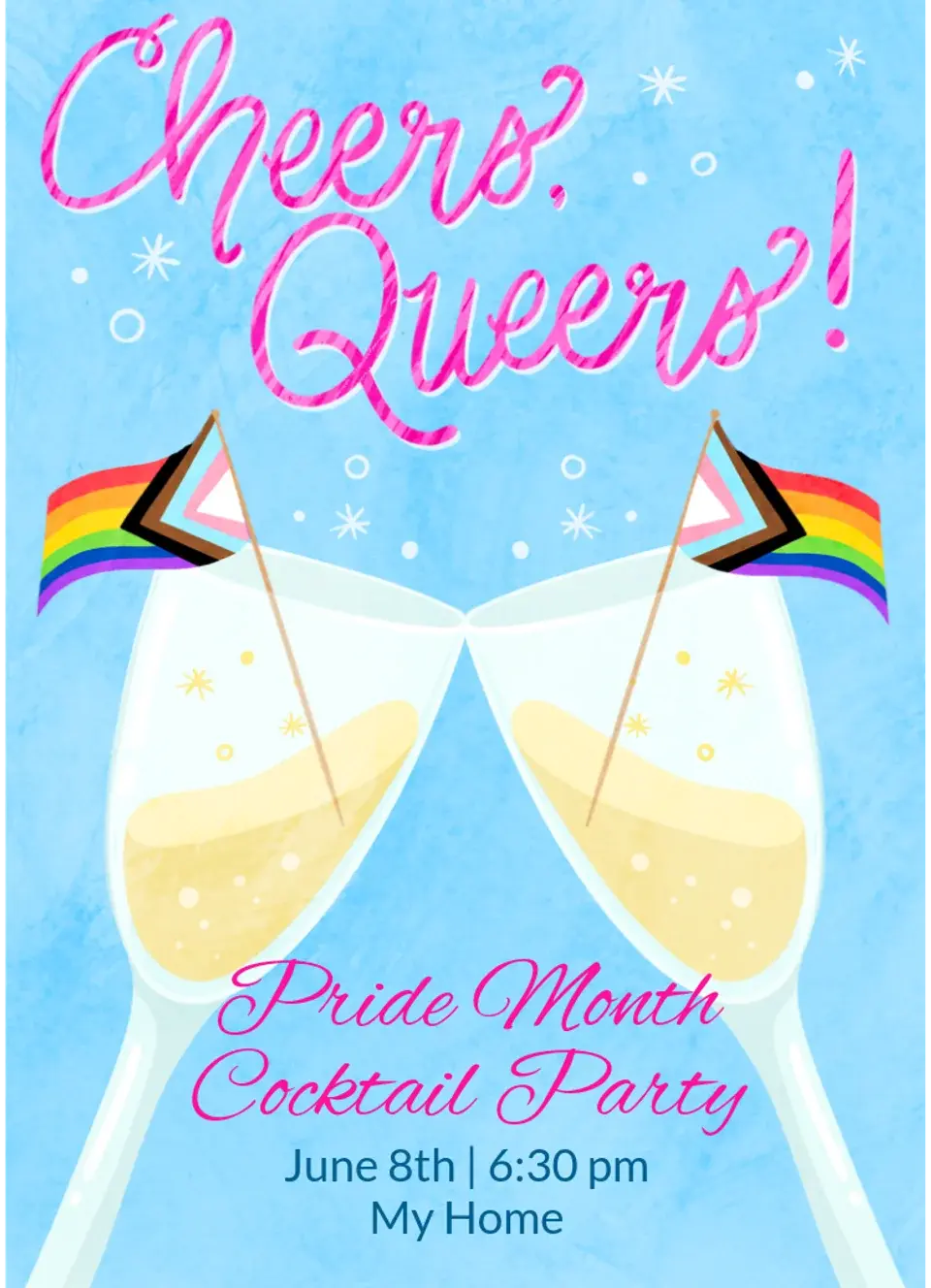 Cheers Queers card