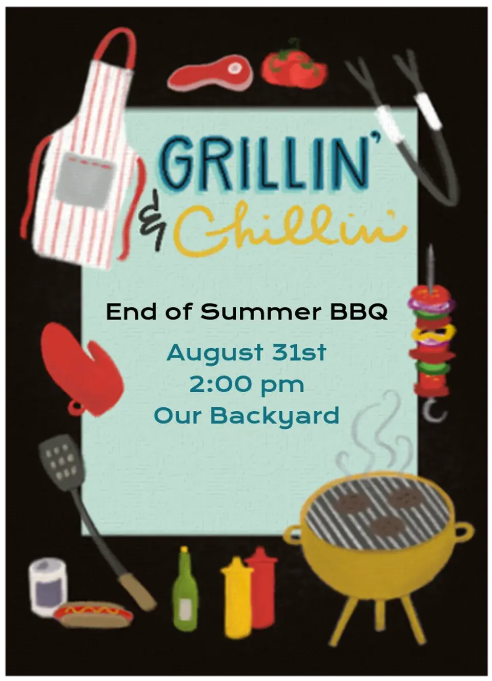 Grillin' & Chillin' card image