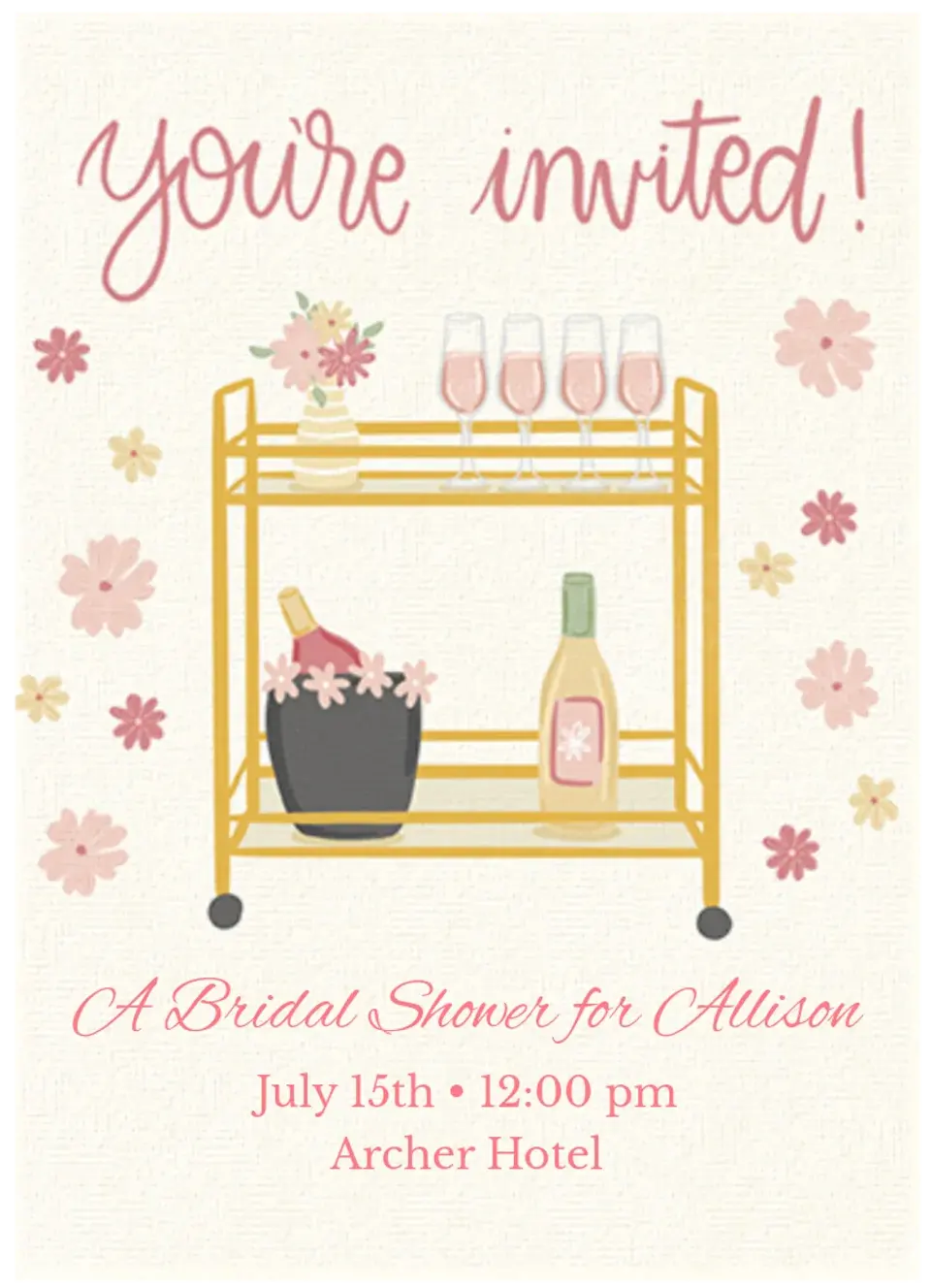 Bar Cart card