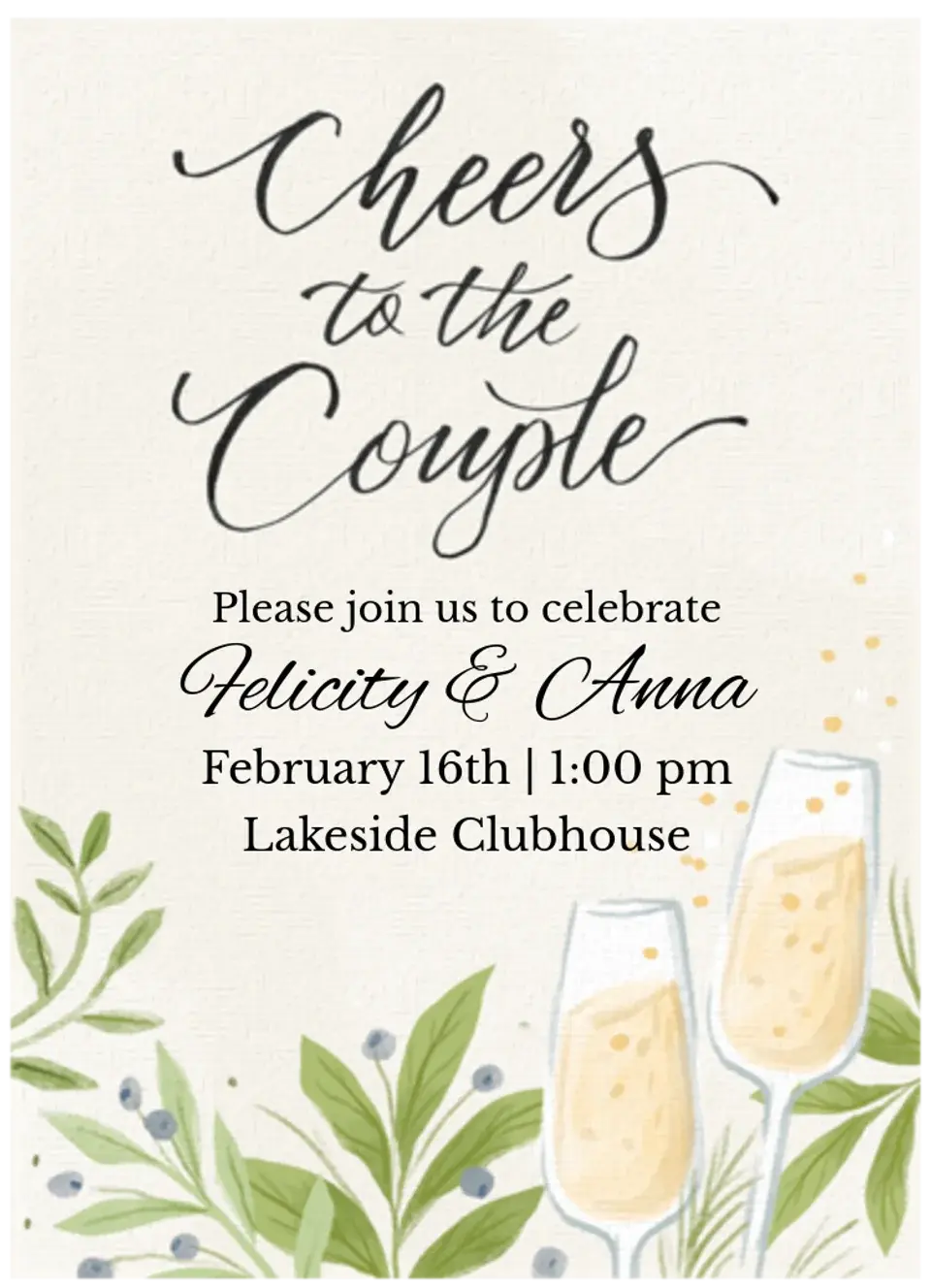 Cheers Couple card image
