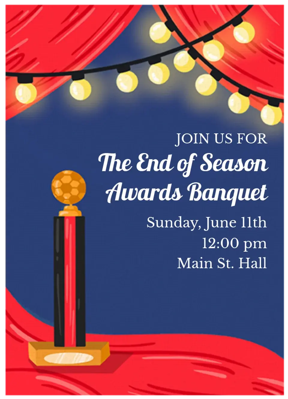 Soccer Banquet card image
