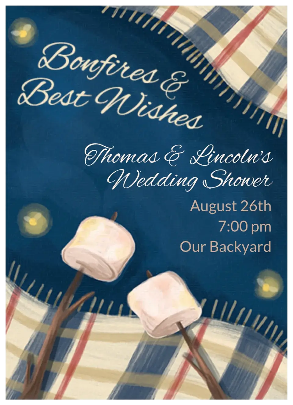 Bonfires & Best Wishes card image
