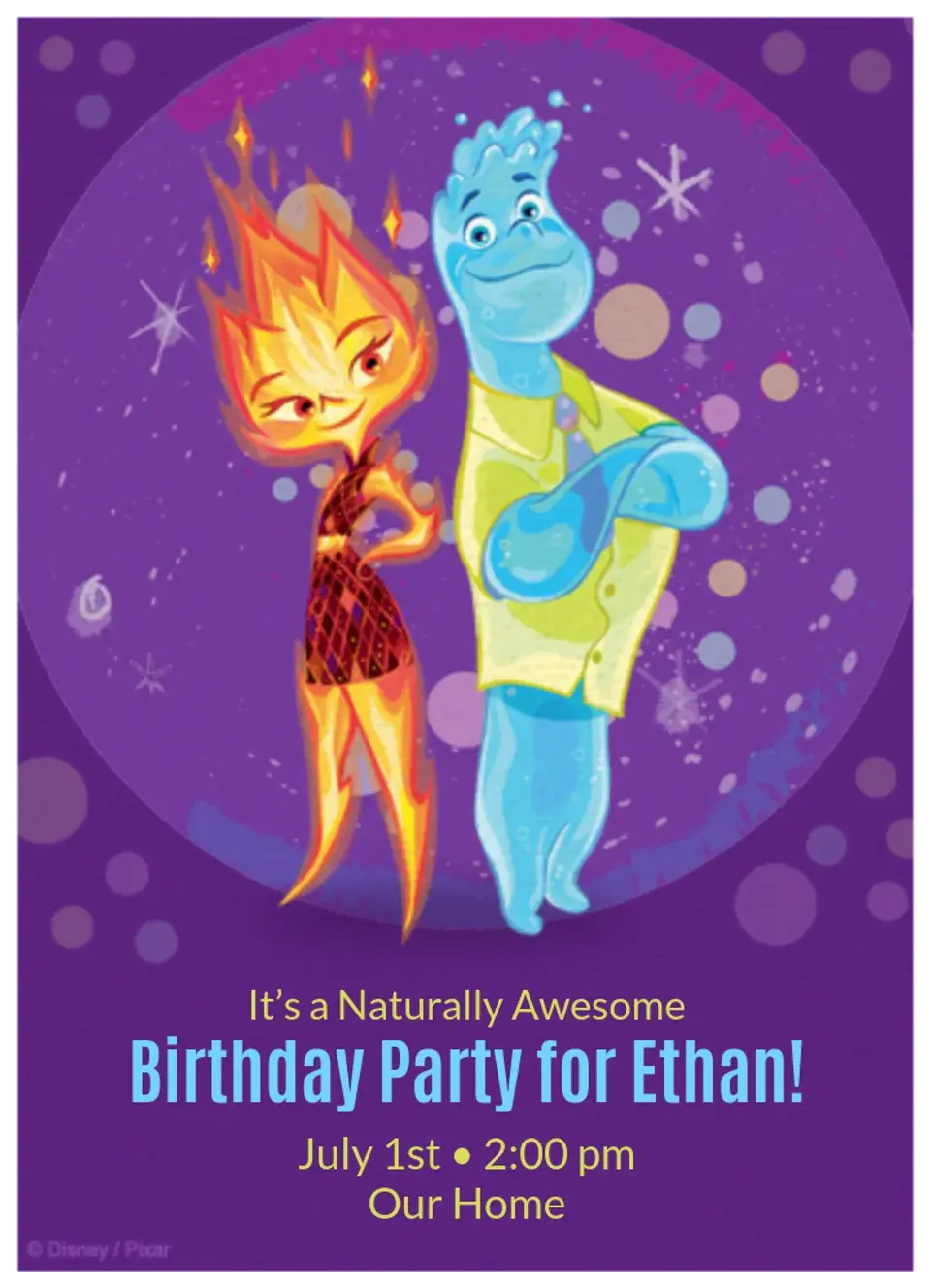 Elemental | Ember & Wade card