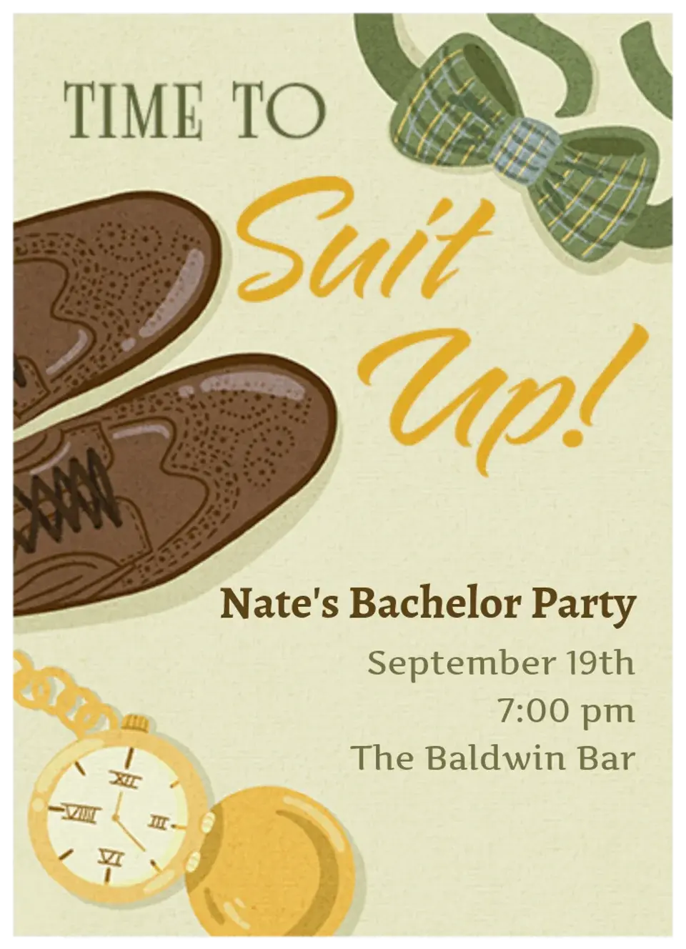 Bachelor Suit Up card image