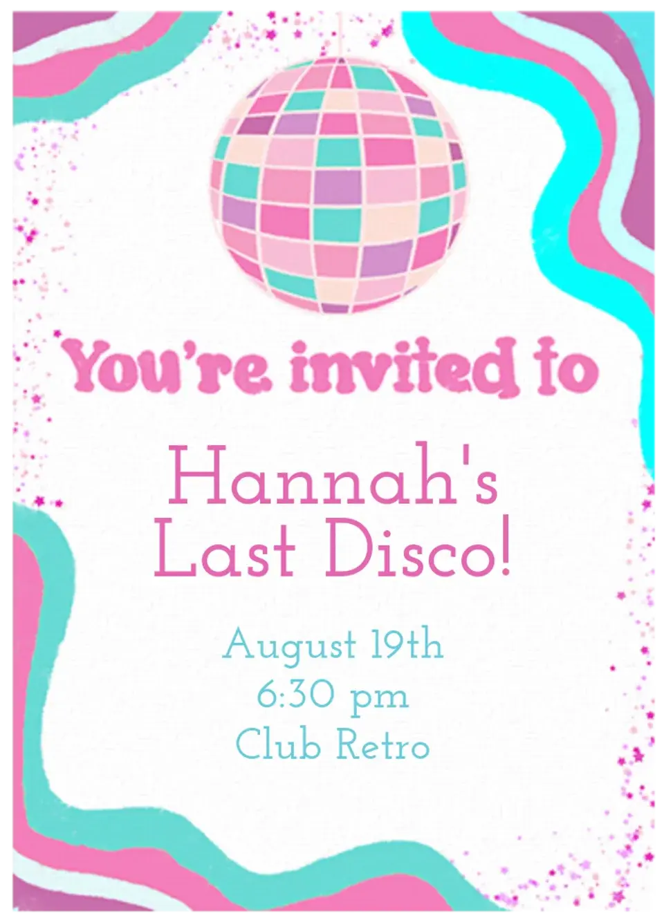 Last Disco card