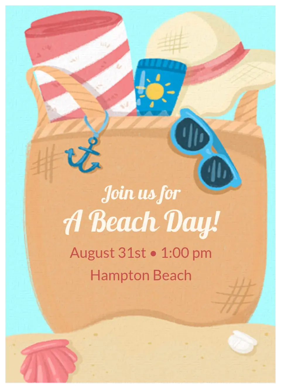 Beach Bag card
