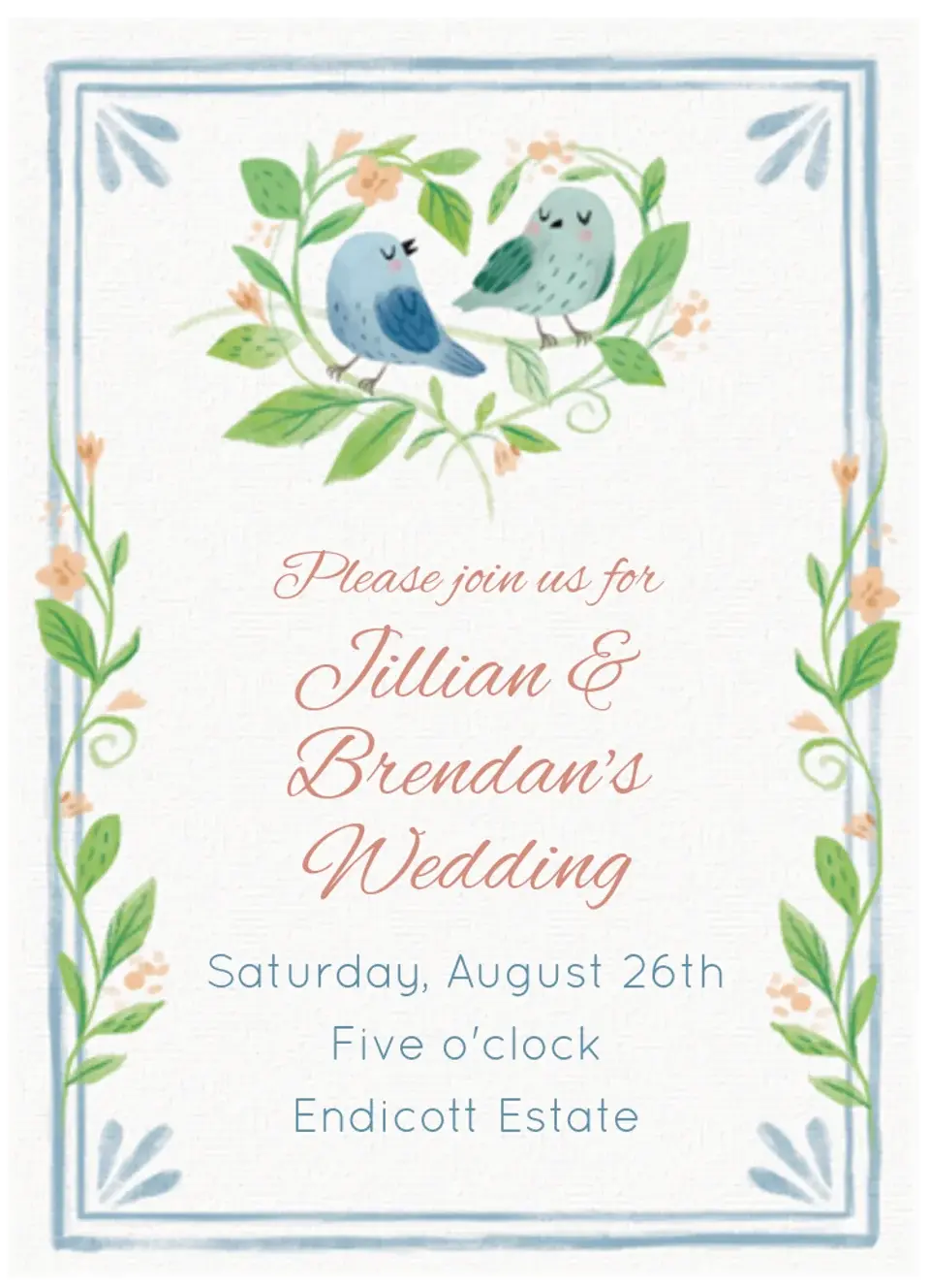 Delicate Ribbon card