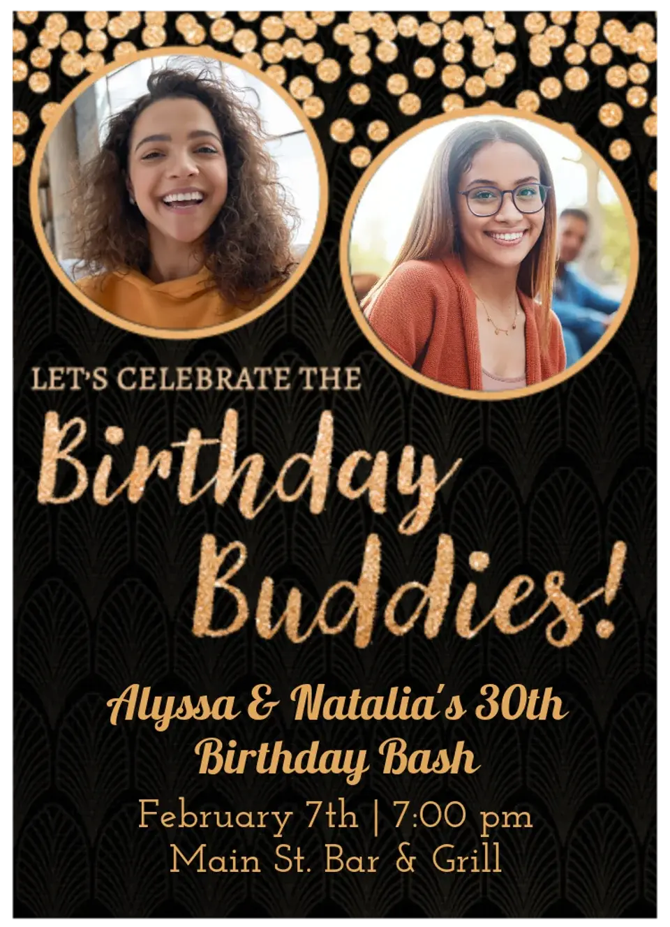 Birthday Buddies card