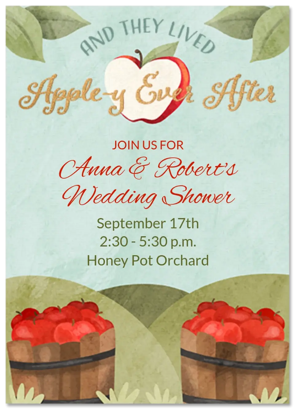 Appley Ever After card