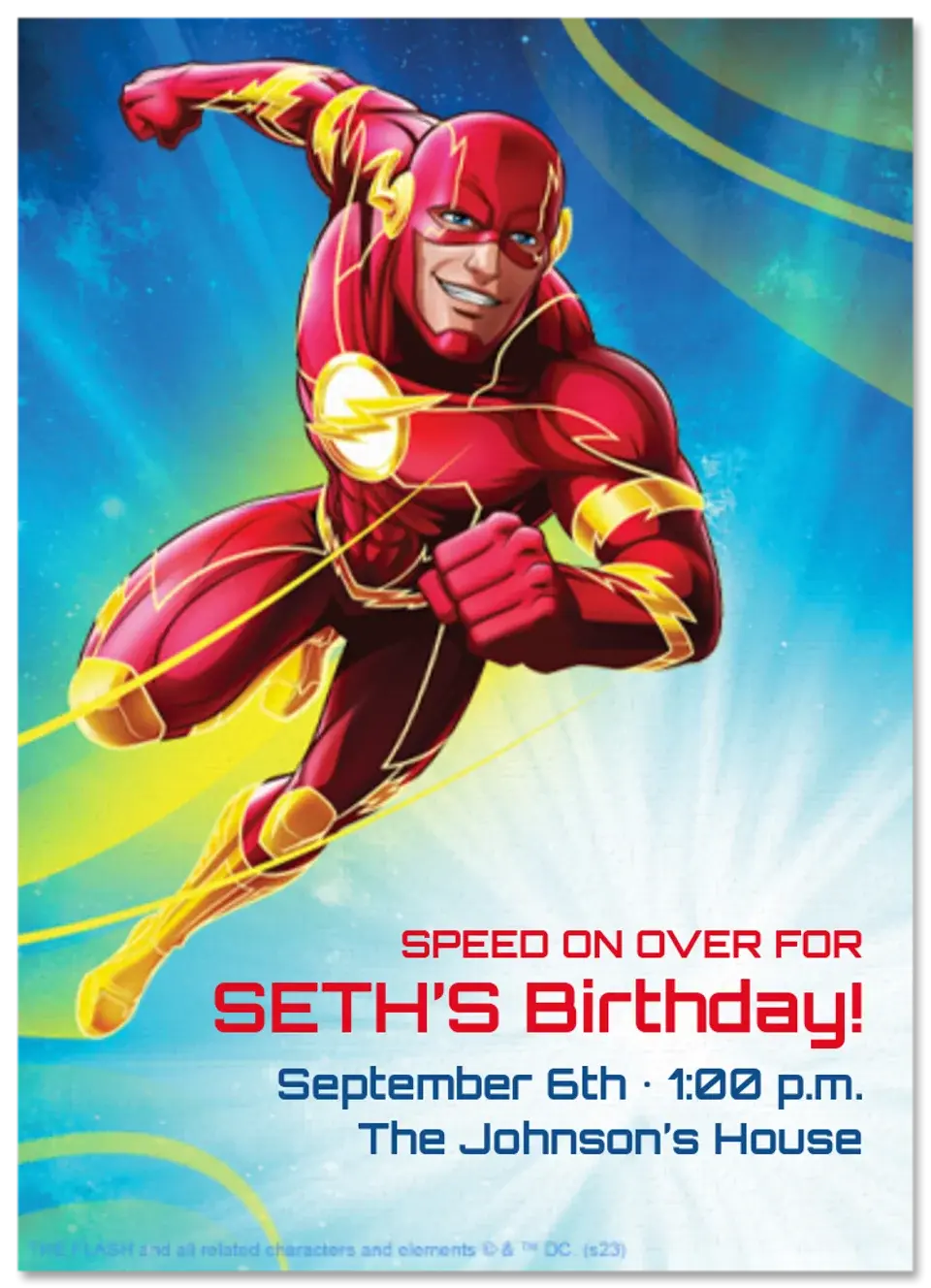 The Flash card image