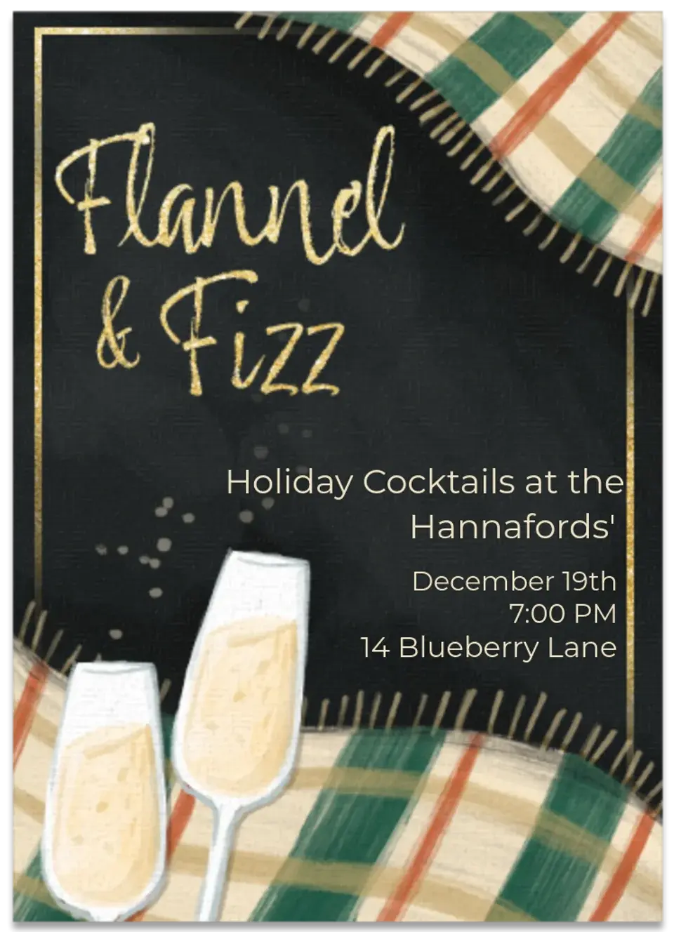 Flannel & Fizz card