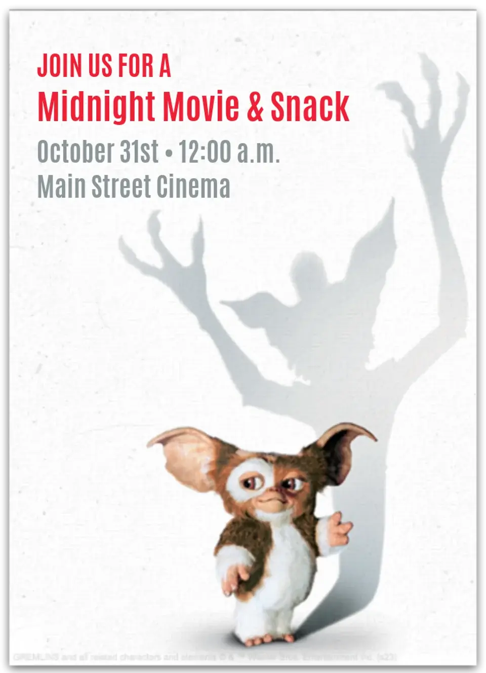 Gremlins card