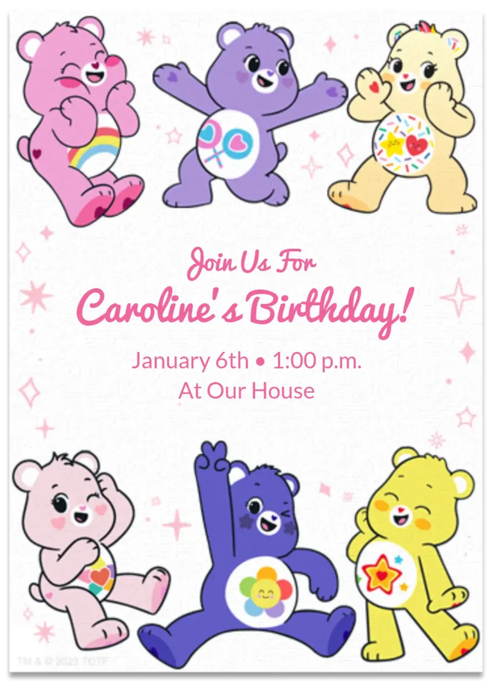 Care Bears | Birthday card image