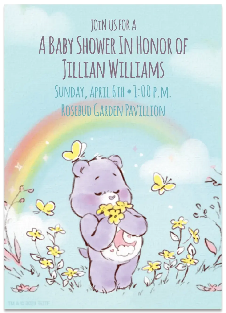 Care Bears | Baby Shower card image