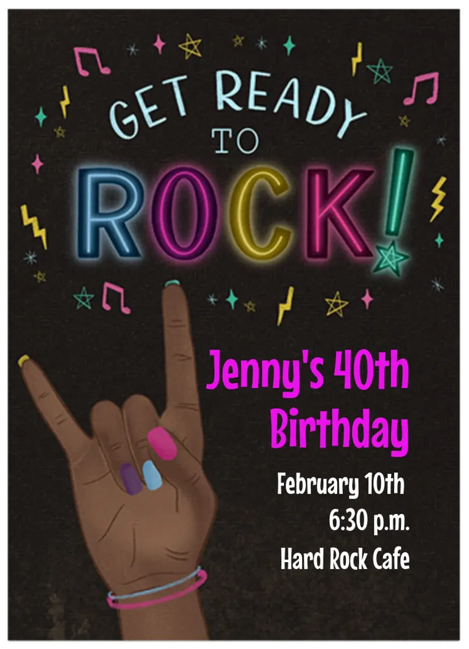 Ready to Rock card