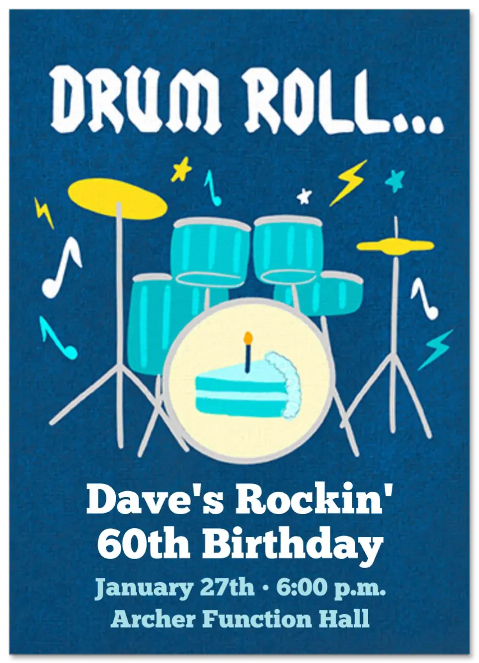 Drum Roll card