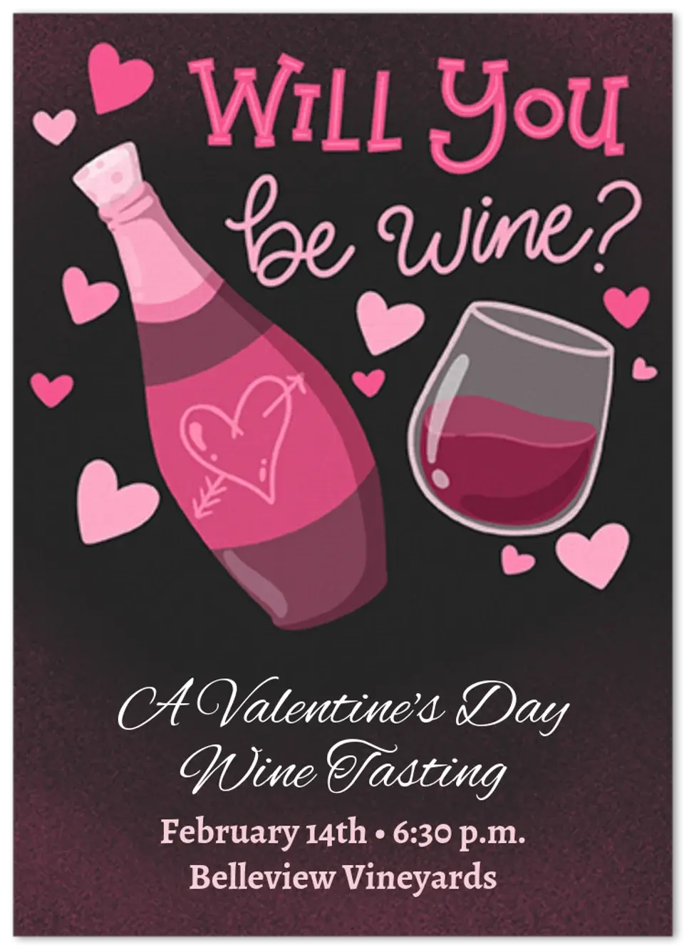 Be Wine card