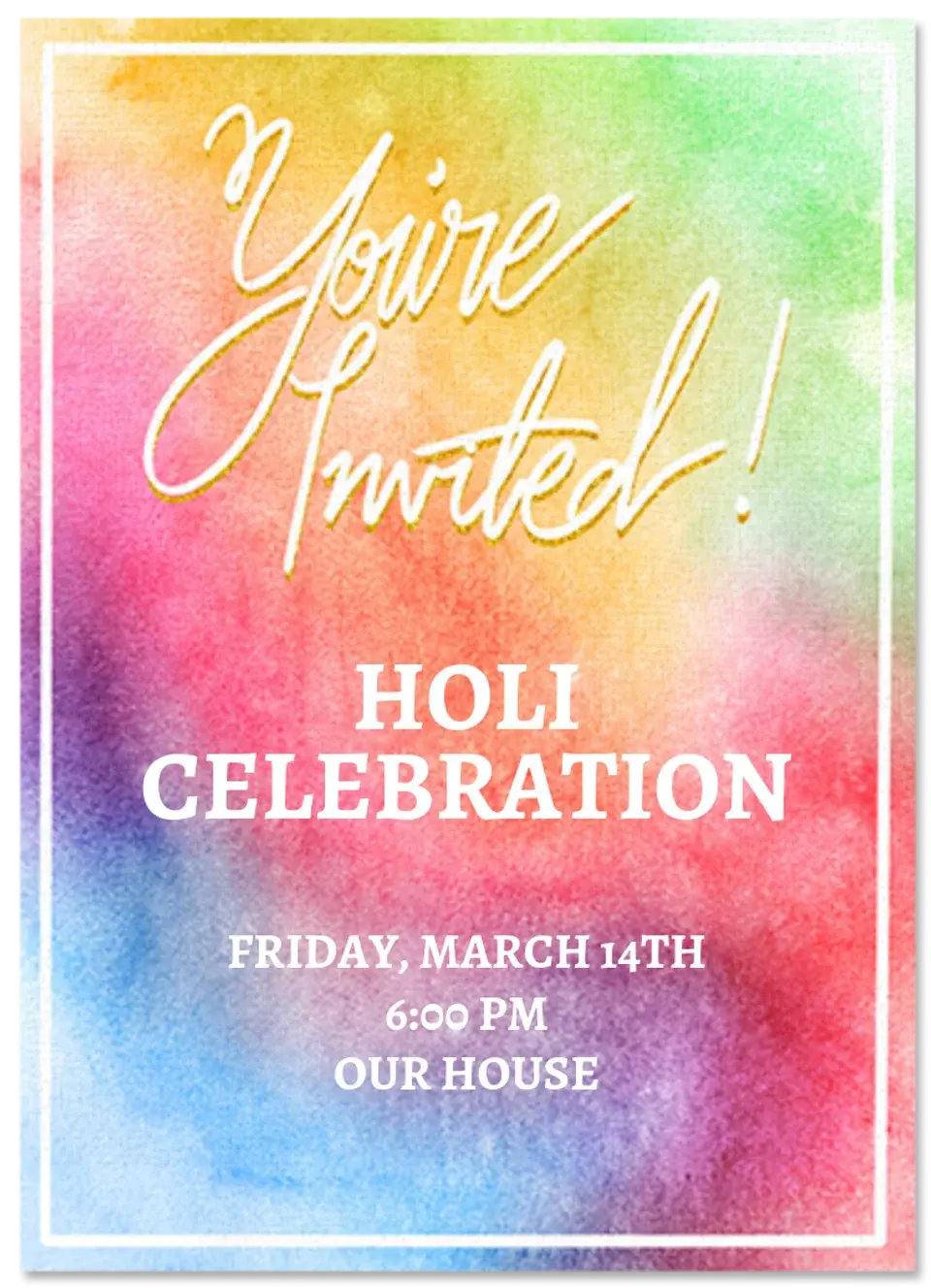 Holi Ink Wash card image