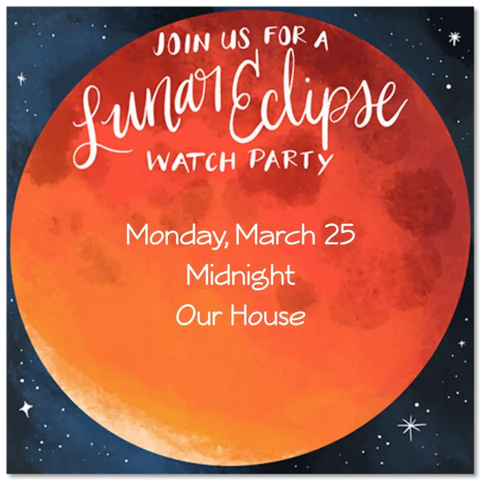 Lunar Eclipse card