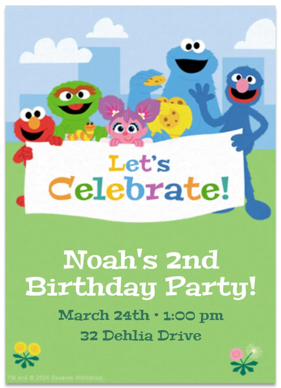 Sesame Street Group card