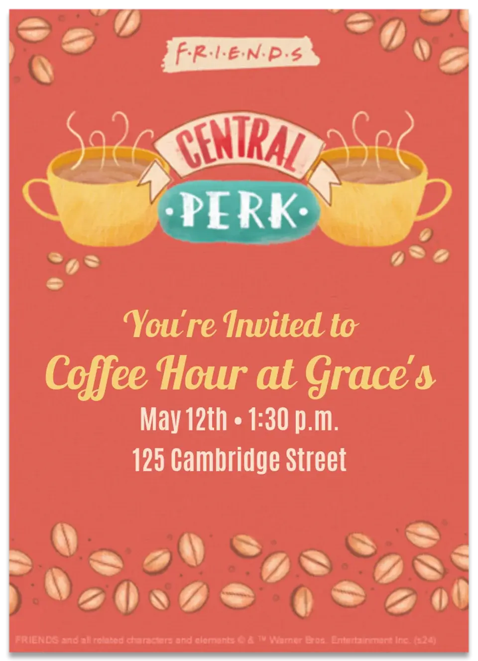 Friends | Central Perk card