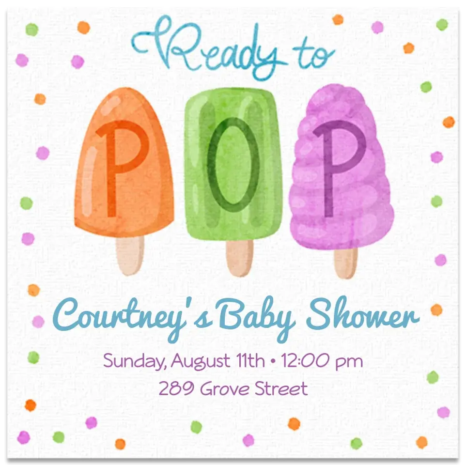 Ready to Pop card