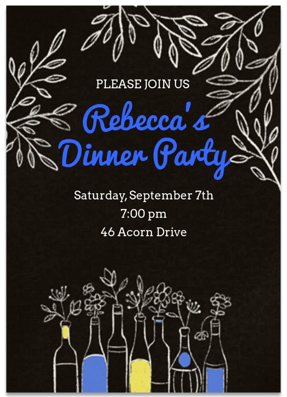 Dinner Party card