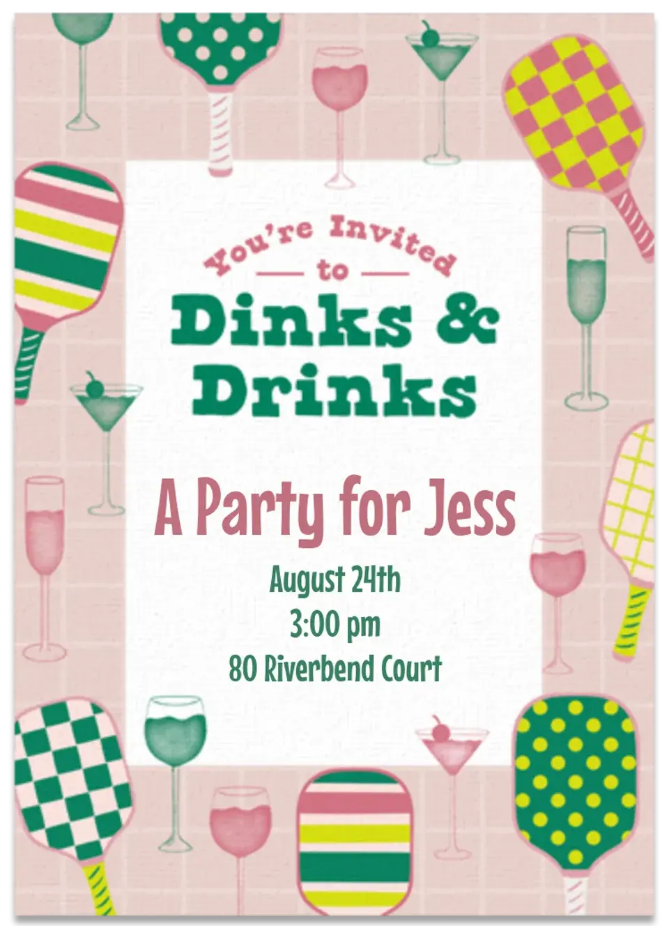 Dinks & Drinks card image