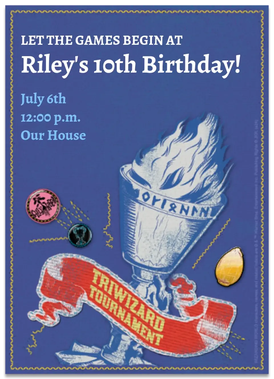 Harry Potter | Triwizard Tournament card
