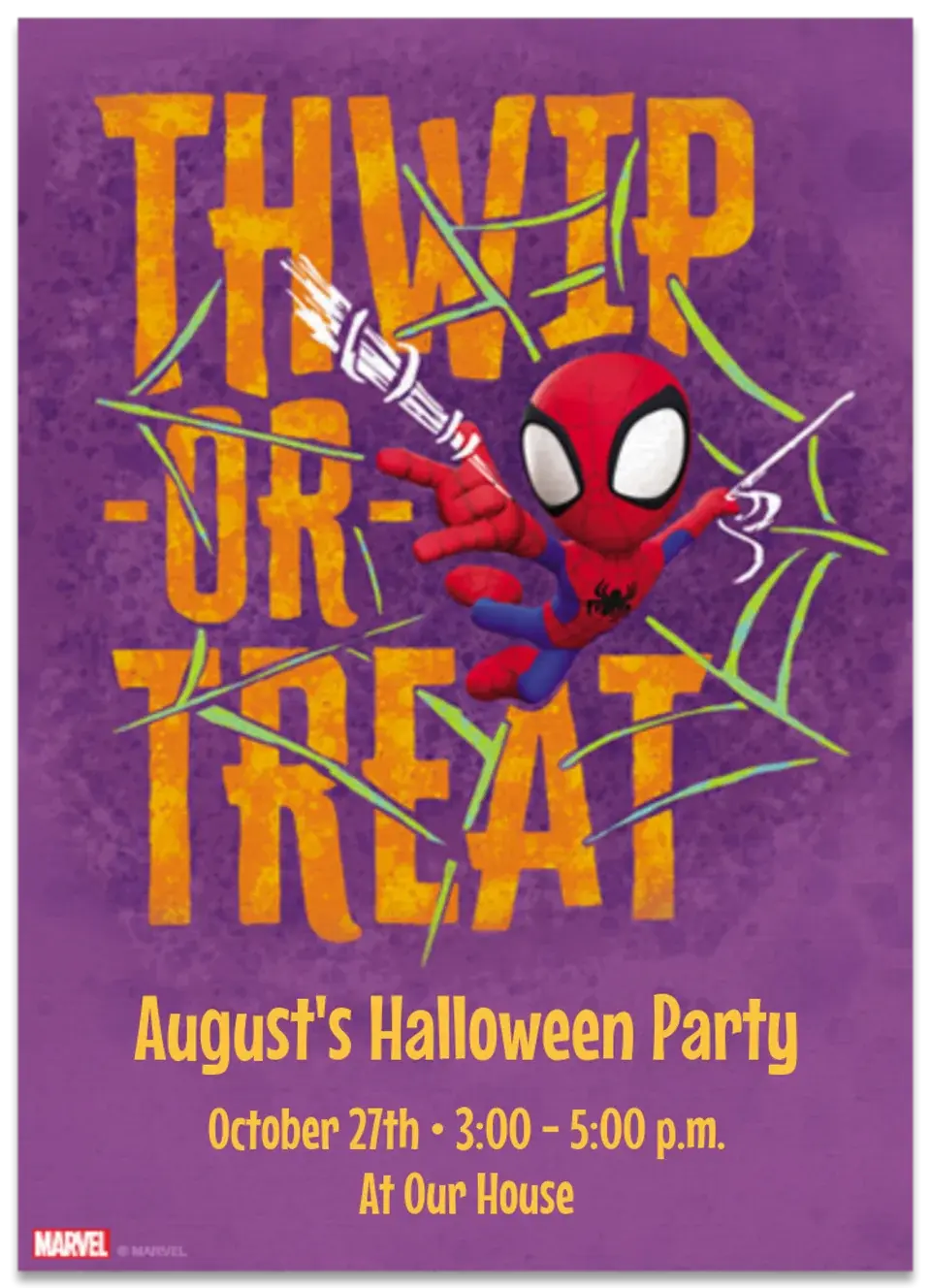 Spidey | Halloween card image